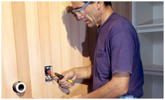 Man working